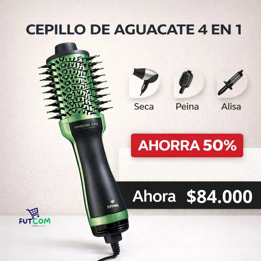 Cepillo alisador con aguacate y queratina